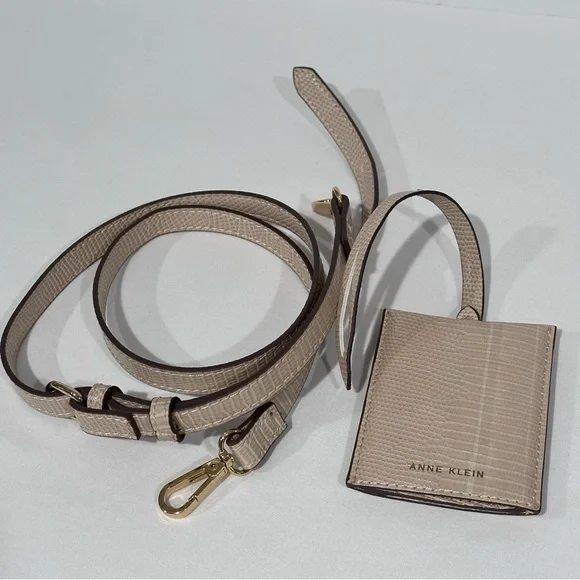 Anne Klein Lion Logo Crossbody Tote Bag - Picture 12 of 16